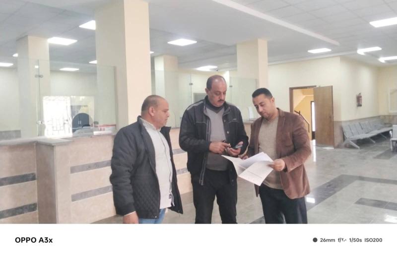 حملات رقابية علي  المنشآت الحكومية  بابوالمطامير