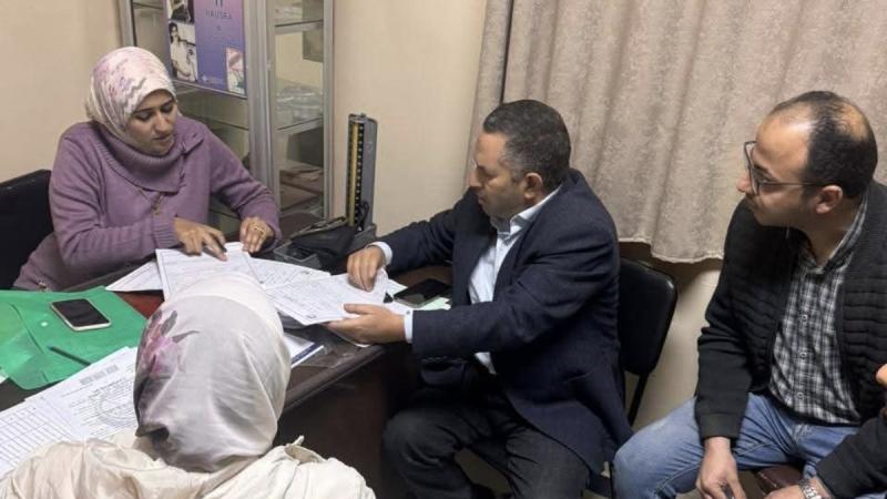 مرور مدير إدارة العلاج الحر على بعض المنشآت الطبية الخاصة بدمنهور