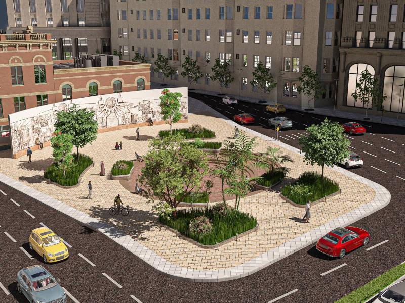 نقلة حضارية تعكس وجه البحيرة الجديد ... تطوير شامل لميدان المحطة بدمنهور وفق أحدث النظم المعمارية والحضارية