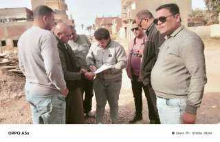 لجان مكثفة لحصر المخالفات ورصد اي تعديات والتعامل معها بالازالة ومراجعة التراخيص  بقرية الشعراوي