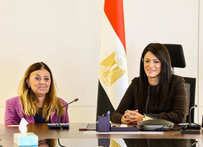 وزيرة التخطيط والتنمية الاقتصادية والتعاون الدولي تستقبل المشرف العام على المجلس القومي للأشخاص ذوي الإعاقة