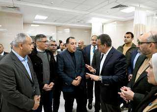 في ختام جولته بعدد من المستشفيات بمحافظتي القاهرة والجيزة:   رئيس الوزراء يتفقد الأعمال النهائية لمشروع مستشفى بولاق الدكرور العام بالجيزة