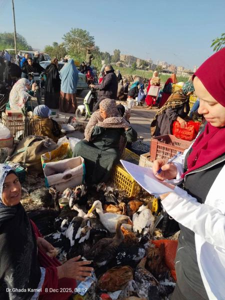 ”الزراعة”: فرق التقصي والترصد الوبائي بالخدمات البيطرية تطرق أبواب 13 ألف منزل في 1300 قرية خلال ديسمبر