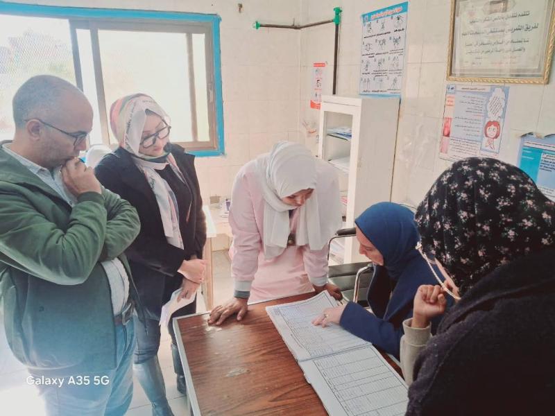 مرور إشرافي لمدير عام الطب الوقائي والرعاية الأساسية ، على الأعمال الوقائية بمستشفى الدلنجات