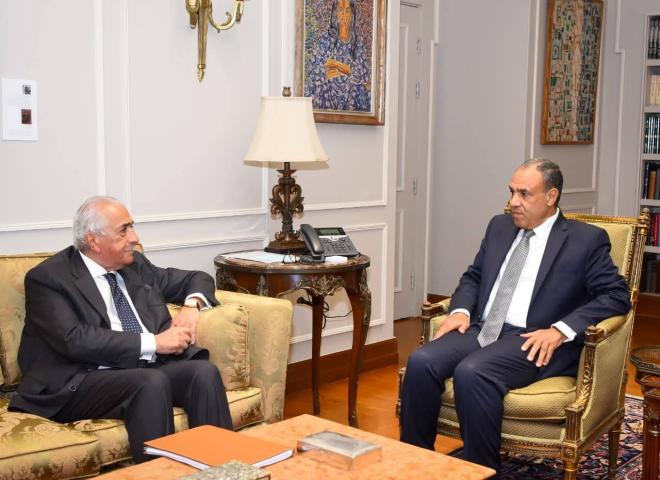 وزير الخارجية يستقبل مسئولي غرفة التجارة الأمريكية في القاهرة