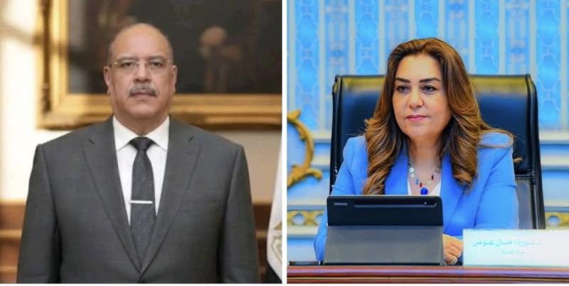 وزيرة التنمية المحلية والقائم بأعمال وزير البيئة تهنئ المستشار هشام بدوي بانتخابه رئيساً لمجلس النواب