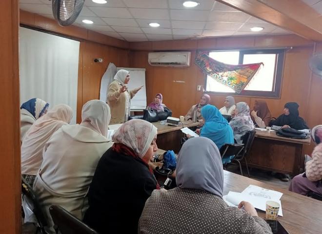 إدارة تنمية الأسرة بمديرية  الصحة بالبحيرة تعقد الإجتماع الدوري للإدارة