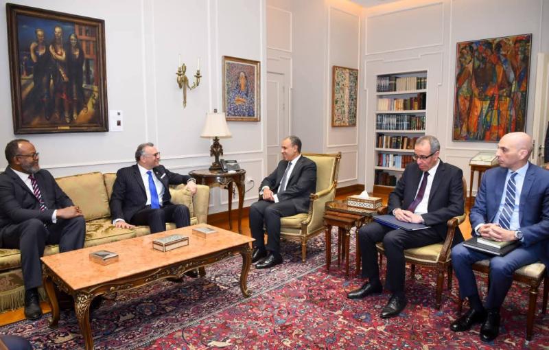 • وزير الخارجية يستقبل كبير مستشاري الرئيس الأمريكي للشئون العربية والأفريقية