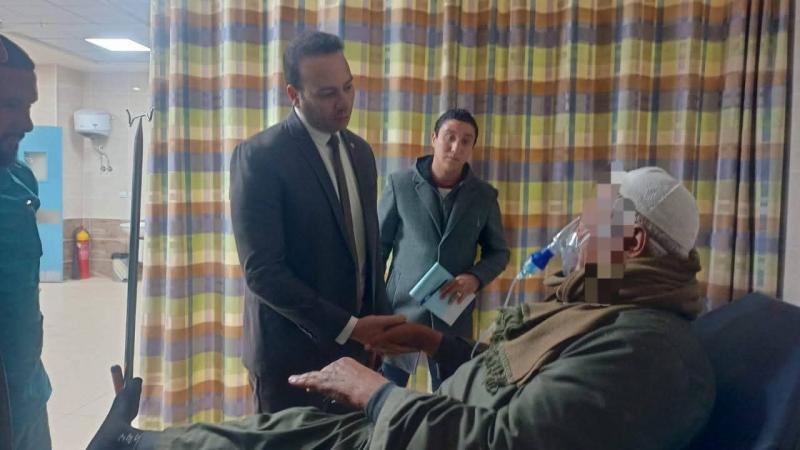 في زيارةٍ ميدانية | وكيل وزارة الصحة بالبحيره يتفقد مستشفى بدر المركزي