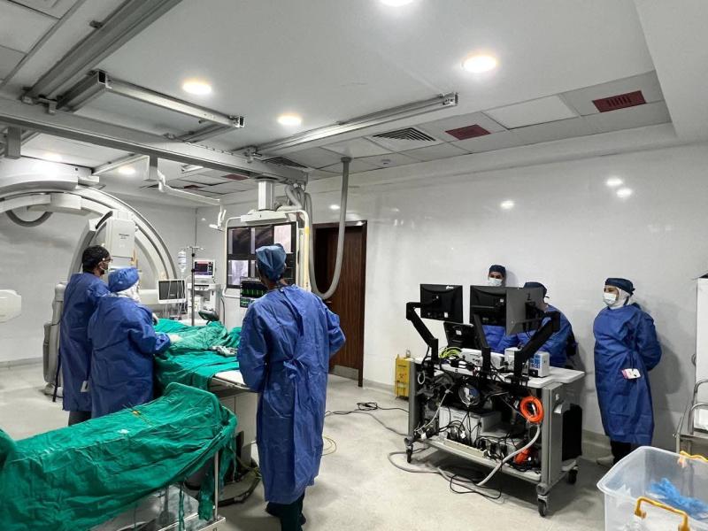 هيئة الرعاية الصحية تعلن نجاح إجراء تدخل طبي دقيق ومتقدم بتقتية “كيّ العقد العصبية – Cardio Neuroablation” بمستشفى النصر التخصصي ببورسعيد