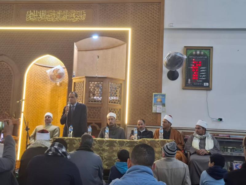 في أجواء إيمانية .. حوش عيسى تحتفل بمعجزة الإسراء والمعراج بمشاركة القيادات التنفيذية والدينية