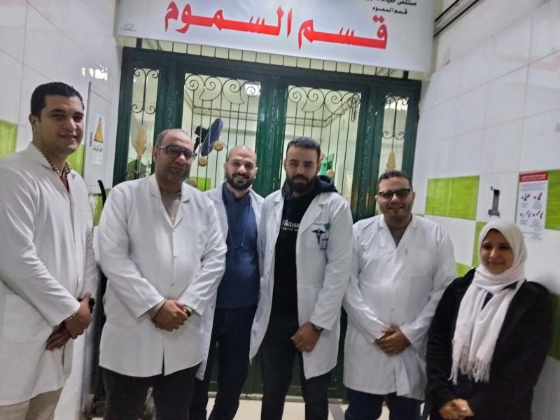 صحة البحيره.. انقاذ أسرة كاملة من بعد التسمم بغاز أول أكسيد الكربون ؛ بمستشفى حميات دمنهور