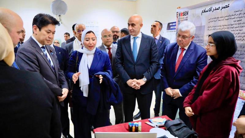 وزيرا التعليم العالي والتربية والتعليم يستقبلان وزير التعليم الياباني بمعهد الكوزن المصري الياباني بالعاشر من رمضان
