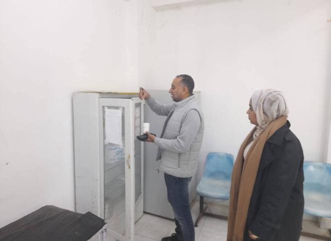 في جولة مفاجئة صباح الجمعة .. «وكيل وزارة الصحة» بشمال سيناء يتفقد وحدات  المنجم والجفجافة ووحدة الكيلو ٦٤ بالحسنة