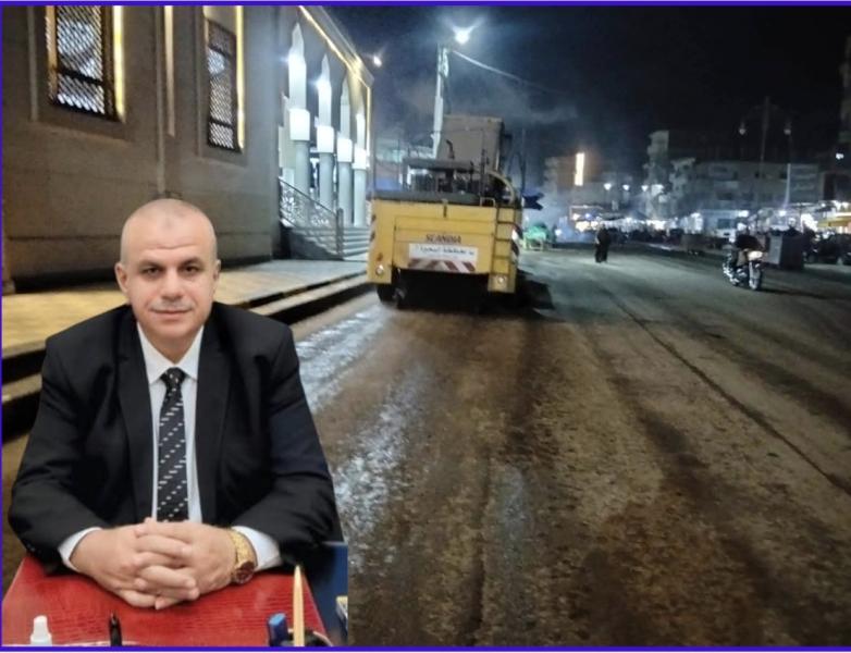 متابعة أعمال النظافة بالفترة المسائية بشوارع حوش عيسى