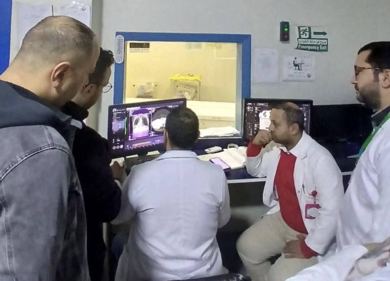 صحة البحيرة.. فى انجاز جديد و لأول مرة : استخدام تقنية الأشعة التداخلية بمستشفي صدر دمنهور لسحب عينة من مريض