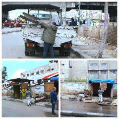 بالصور .. إستمرار أعمال تطوير مزلقان السكة الحديد أسفل الكوبري العلوي بدمنهور