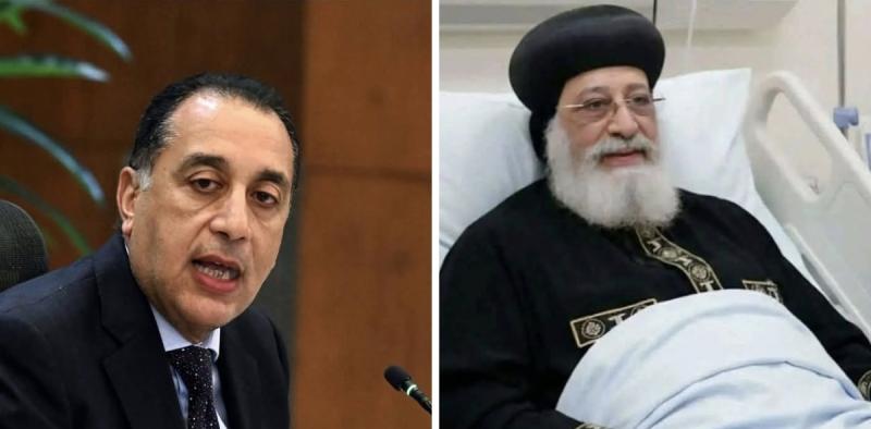 في اتصال هاتفي:  رئيس الوزراء يطمئن على الحالة الصحية لقداسة البابا تواضروس الثاني