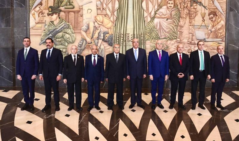 المستشار هشام بدوي، رئيس مجلس النواب، يستقبل رئيس ووكيلي مجلس الشيوخ