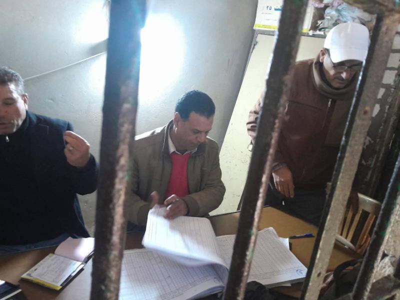 المرور على الجمعيات الزراعية بمركز أبو حمص لمتابعة توزيع الأسمدة