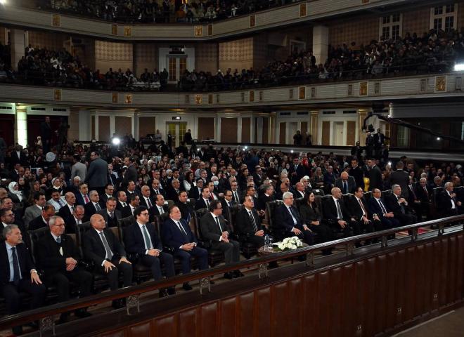 رئيس جامعة دمياط يشهد احتفالية إطلاق المبادرة الوطنية لدعم الطلاب المتفوقين «منحة علماء المستقبل»