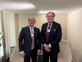 وزير المالية.. لنظيره الباكستاني على هامش منتدى «دافوس»:  ▪︎مهتمون بتعزيز العلاقات الثنائية ودفع مسار التعاون الاقتصادى المشترك