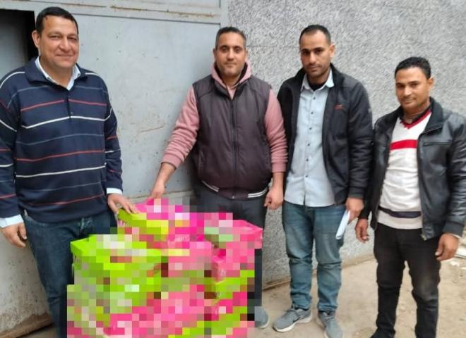 تموين البحيرة.. ضبط مخزن مواد غذائية، والتحفظ على عدد 8000 قطعة بسكويت منتهية الصلاحية، وتم العرض على النيابة العامة.