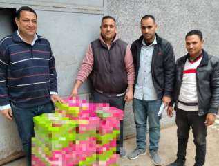 تموين البحيرة.. ضبط مخزن مواد غذائية، والتحفظ على عدد 8000 قطعة بسكويت منتهية الصلاحية، وتم العرض على النيابة العامة.