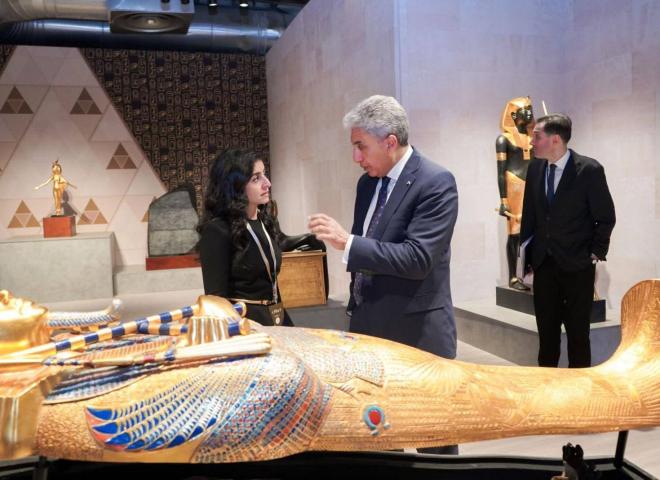 وزير السياحة والآثار يستكمل لقاءاته الرسمية بالعاصمة الإسبانية مدريد بلقاء أمين عام منظمة الأمم المتحدة للسياحة