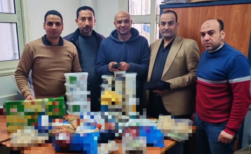 تموين البحيرة.. ضبط عدد (280) عبوة سلع غذائية منتهية الصلاحية (لحوم – كبدة مجمدة – جبنة معلبة – لانشون – سمنة …)،