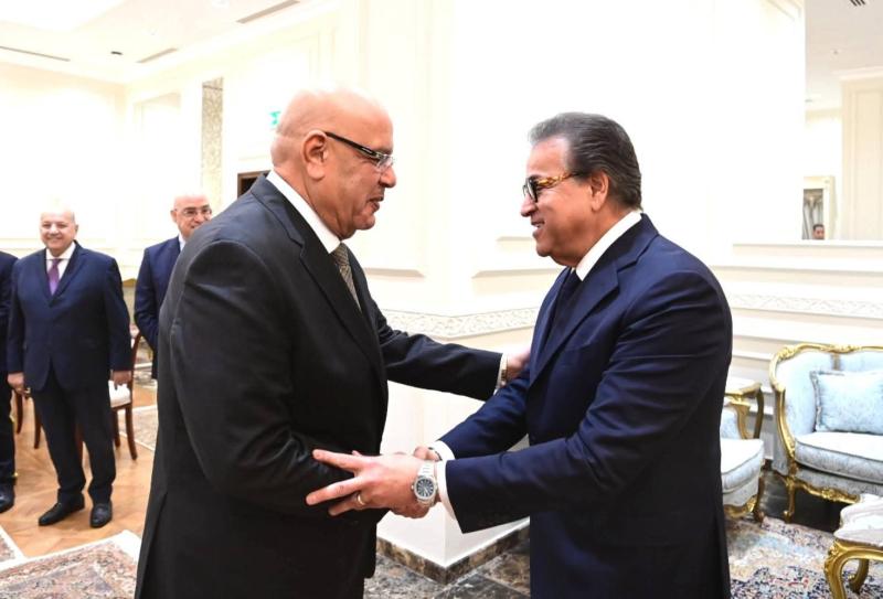 المستشار هشام بدوي رئيس مجلس النواب يستقبل نائب رئيس الوزراء ووزير الصحة