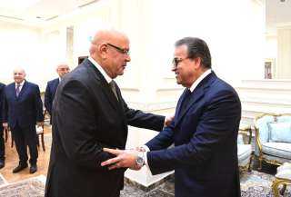 المستشار هشام بدوي رئيس مجلس النواب يستقبل نائب رئيس الوزراء ووزير الصحة