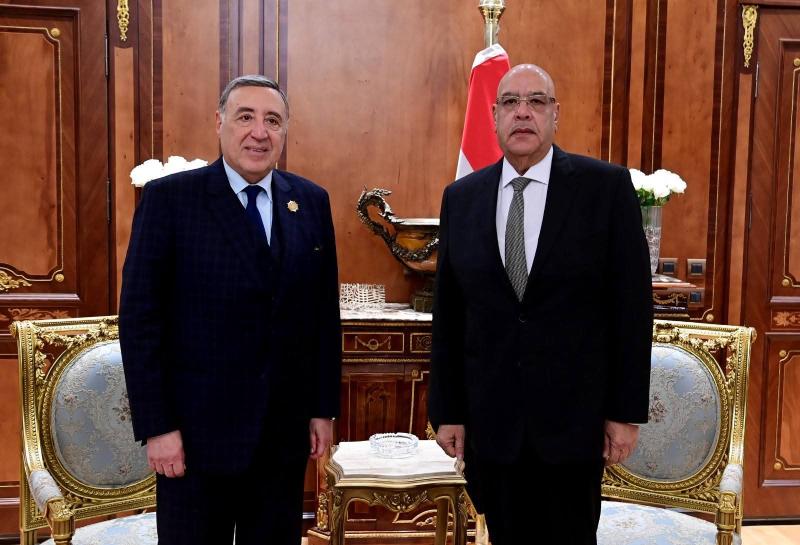 المستشار هشام بدوي رئيس مجلس النواب يستقبل رئيس المحكمة الدستورية العليا