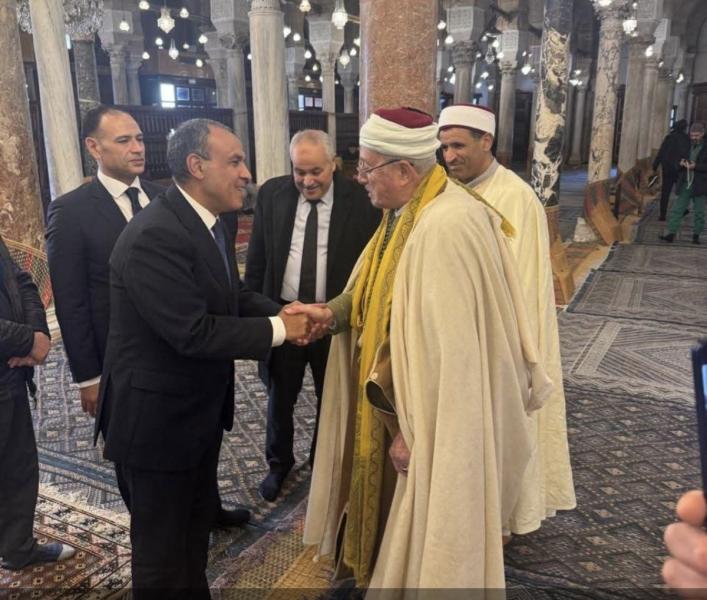 وزير الخارجية يلتقي مفتي الجمهورية التونسية