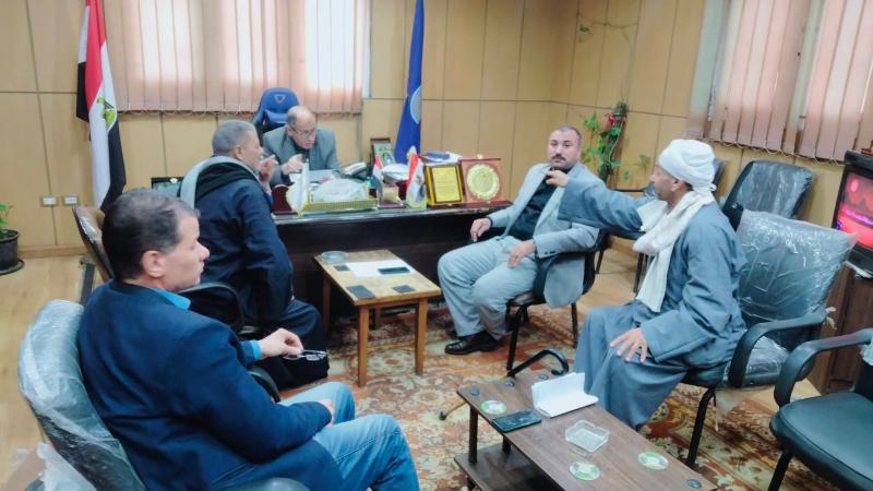 وكيل زراعة البحيرة يستقبل رئيس جمعية بيبان