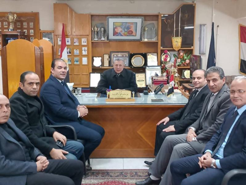 مدير تعليم البحيرة يستقبل وكيل المديرية الجديد