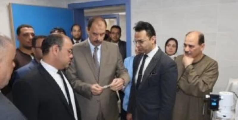 محافظ سوهاج يتفقد مستشفى ساقلتة المركزى استعدادا لدخولها الخدمة خلال شهر