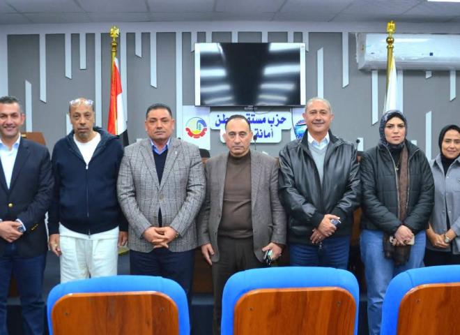 بحضور أمين المحافظة .. ”مستقبل وطن البحيرة” يلتقي هيئته البرلمانية بمجلس النواب والشيوخ لمناقشة آليات التنسيق الحزبي خلال الفترة المقبلة