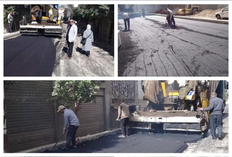 ضمن الخطة الإستثمارية للعام المالي ٢٠٢٥ - ٢٠٢٦  متابعة أعمال رصف طريق منطقة هندي بمركز الدلنجات بتكلفة ٣.٥ مليون جنيه