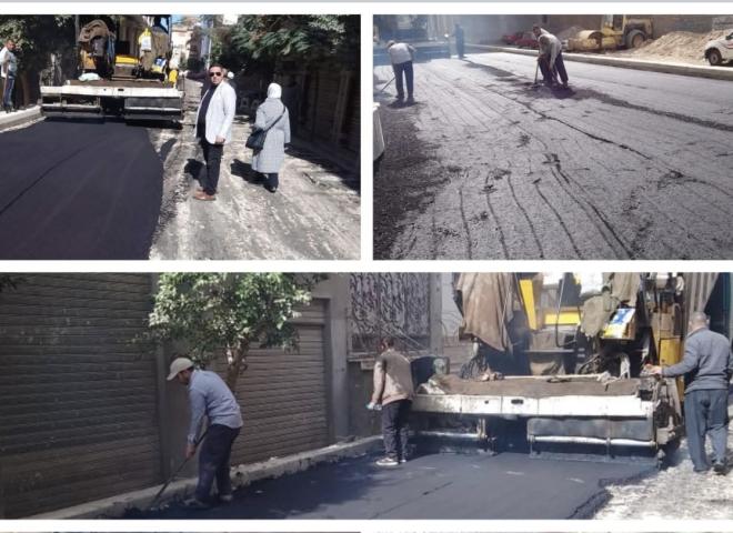 ضمن الخطة الإستثمارية للعام المالي ٢٠٢٥ - ٢٠٢٦  متابعة أعمال رصف طريق منطقة هندي بمركز الدلنجات بتكلفة ٣.٥ مليون جنيه