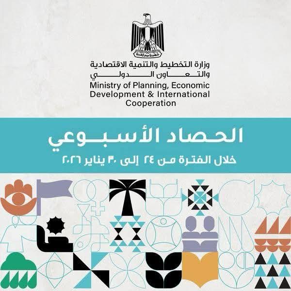 - وزارة التخطيط والتنمية الاقتصادية والتعاون الدولي تُعلن الحصاد الأسبوعي لأنشطة وفعاليات الوزارة