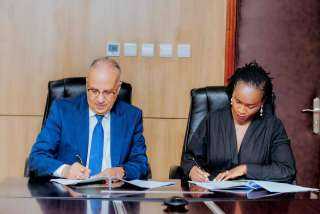 وزير الموارد المائية والري، ووزيرة البيئة الرواندية، يشهدان ختام اجتماعات اللجنة التوجيهية المشتركة لـ ”مشروع إدارة الموارد المائية والري”