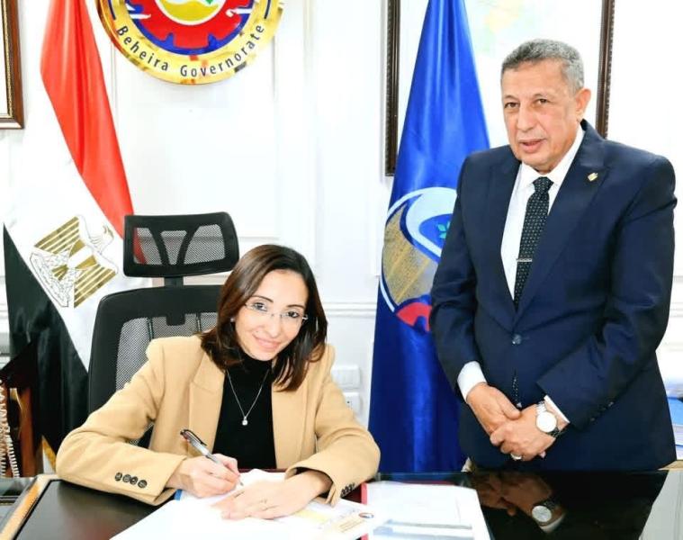 محافظ البحيرة تعتمد نتيجة امتحانات الشهادة الإعدادية للفصل الدراسي الأول بنسبة نجاح  74.68 %