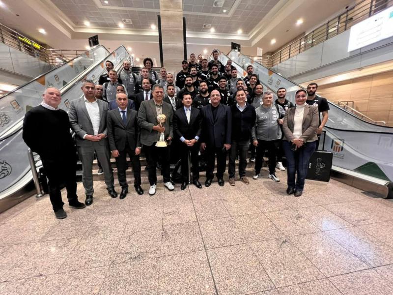 وزير الشباب والرياضة يستقبل بعثة منتخب مصر لكرة اليد بعد التتويج ببطولة أفريقيا في رواندا