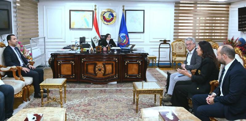 محافظ البحيرة تستقبل المدير التنفيذي لهيئة ”فولبرايت” والوفد المرافق