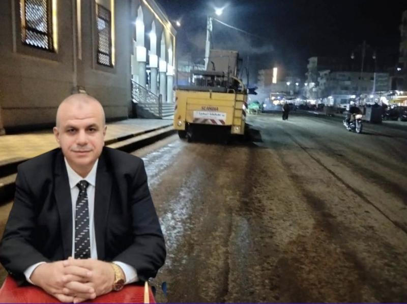 متابعة أعمال النظافة بالفترة المسائية بشوارع حوش عيسى