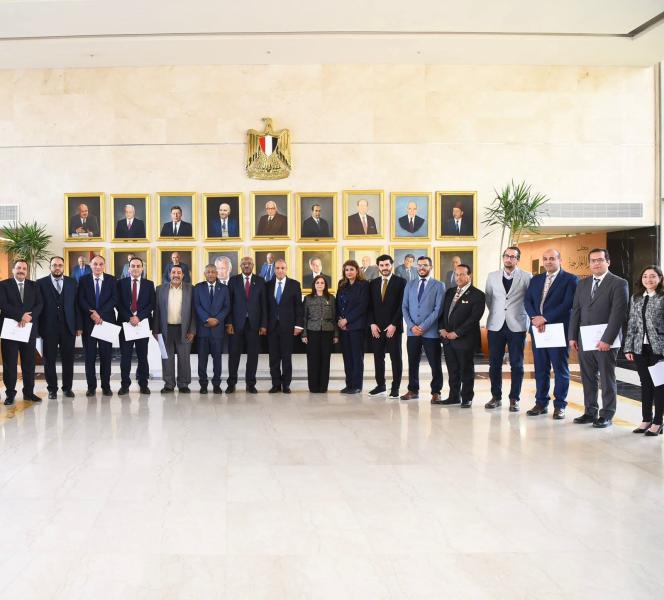 وزير الخارجية ونظيره السوداني يشاركان في احتفالية تكريم الفريق الطبي المصري المشارك في القافلة الطبية إلى السودان