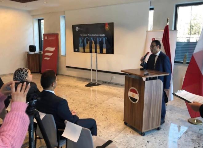 التمثيل التجاري المصري يروّج للفرص الاستثمارية في مصر خلال ملتقى الأعمال المصري–البولندي