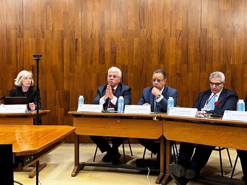 وزير التعليم العالي يعقد اجتماعًا لتعميق فرص التعاون بين الجامعة الدولية للعلوم والفنون والتكنولوجيا و الشركاء الاستراتيجين بمنظمة اليونسكو