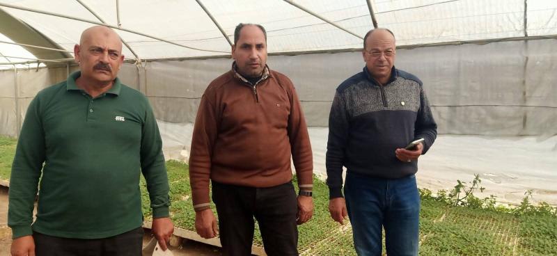 متابعة مشاتل البساتين والتنبيه بسرعة العلاج بمركز حوش عيسى